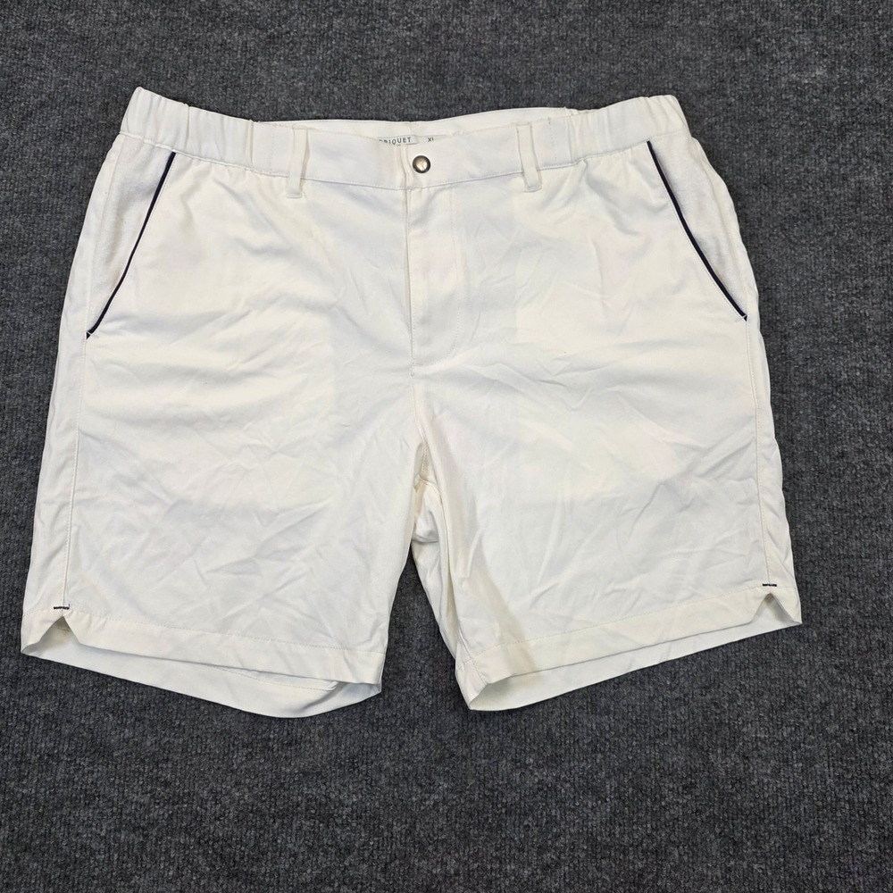 Criquet Anytime Shorts Men XL White 7" Golf Performance Stretch Athletic